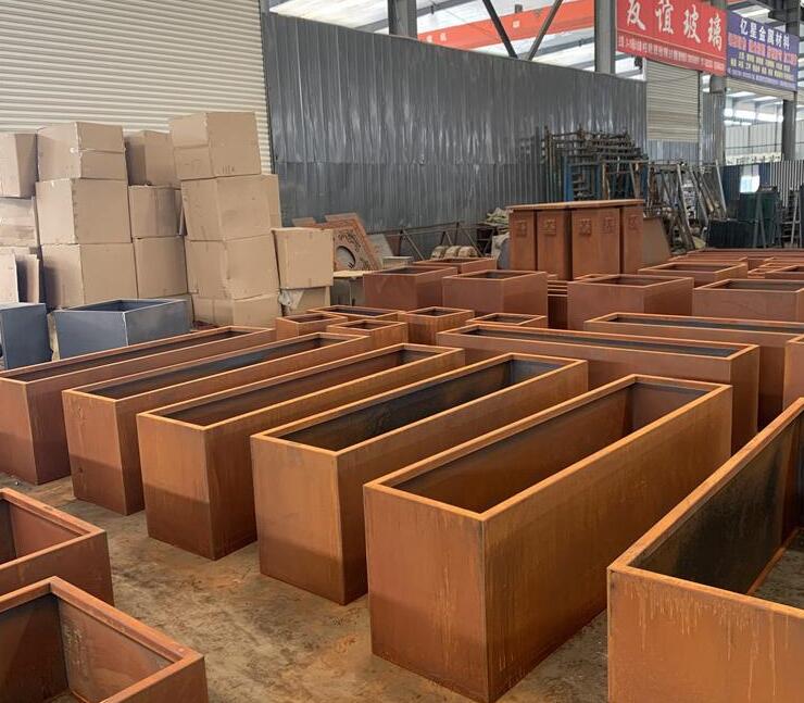 海尾镇耐候钢板花箱