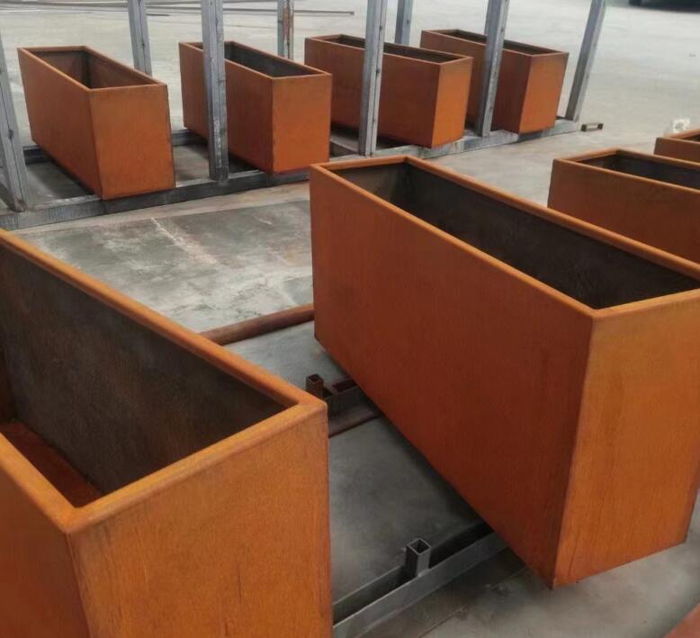 海尾镇耐候钢花箱