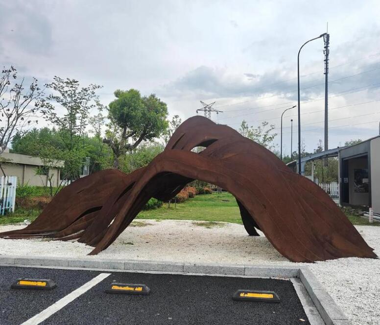 海尾镇耐候钢板造型